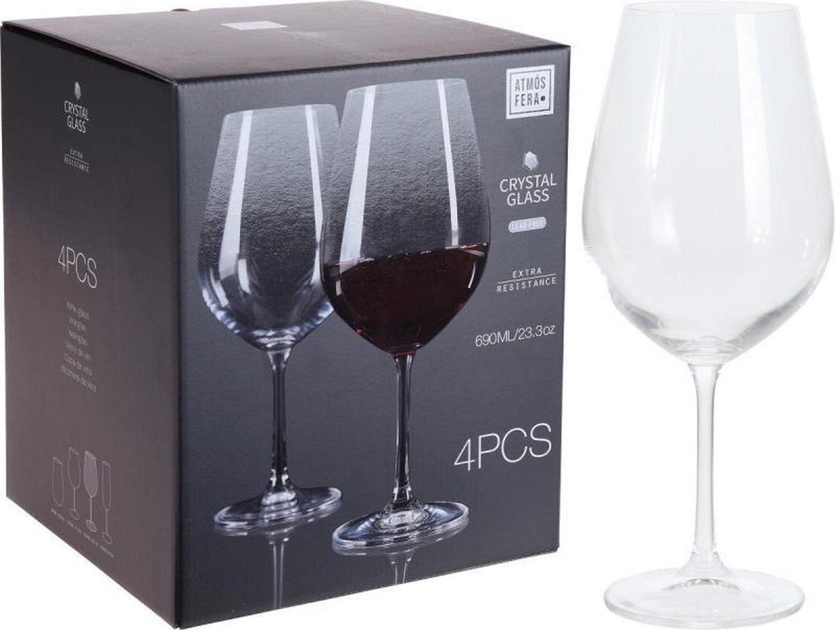 Atmos Fera Kristal wijnglas 690ml 4 stuks