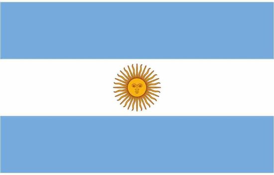 Vlag Argentinie  90 x 150 cm