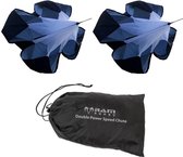 Dubbele parachute - Power snelheid training - Inclusief tas