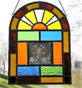 Jewels Delight Glas in Lood Paneel Religieus