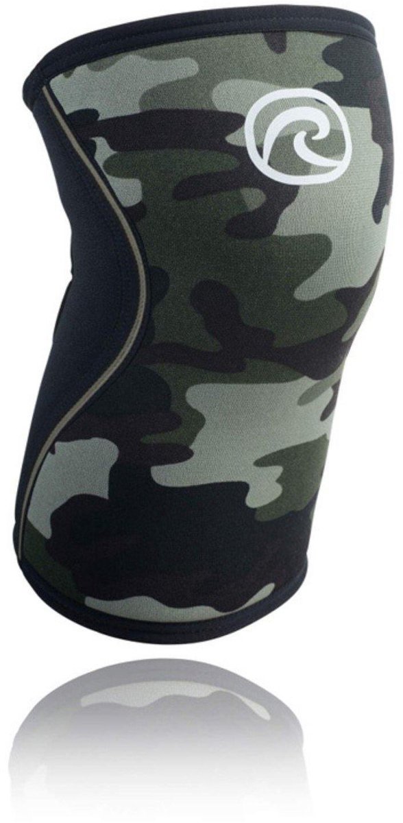 Rehband RX Kniebrace - 5 mm - Zwart/Camo - XL