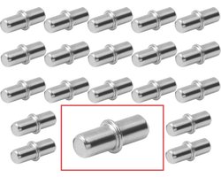 AMIG – Kastplankdrager Ø5 x 16mm – Vernikkeld Metaal – 20 stuk
