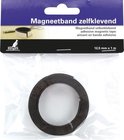 Kangaro magneetband zelf-klevend 12,5mm x zwart