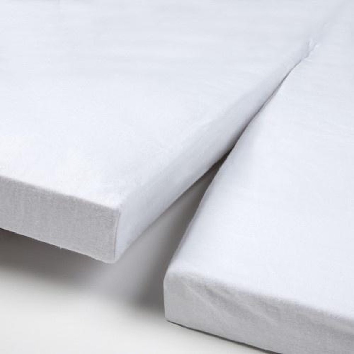 Papillon 100% Luxe Katoen Splittopper Molton - Lits-jumeaux Extra Lang (180x210 cm) - Wit