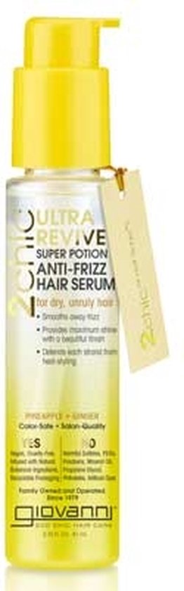GC - 2chic® Ultra-Revive Super Potion Anti-Frizz Hair Serum with Pineapple & Ginger