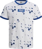 Jack & Jones T-shirt - Mannen - wit/blauw