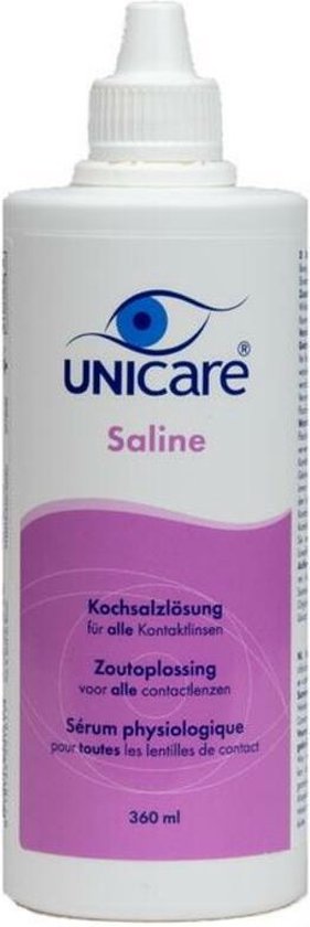 Unicare Saline Lenzenvloeistof 360 ml