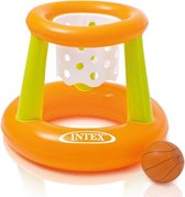 Intex Waterbasketbal Set Floating Hoops - oranje/groen 67 x 55 cm