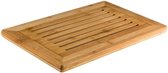 Planche à pain en bois de Bamboe FSC® + ramasse-miettes - Planche à pain - Bois - Avec plateau à miettes de pain - Planche à pain avec grille
