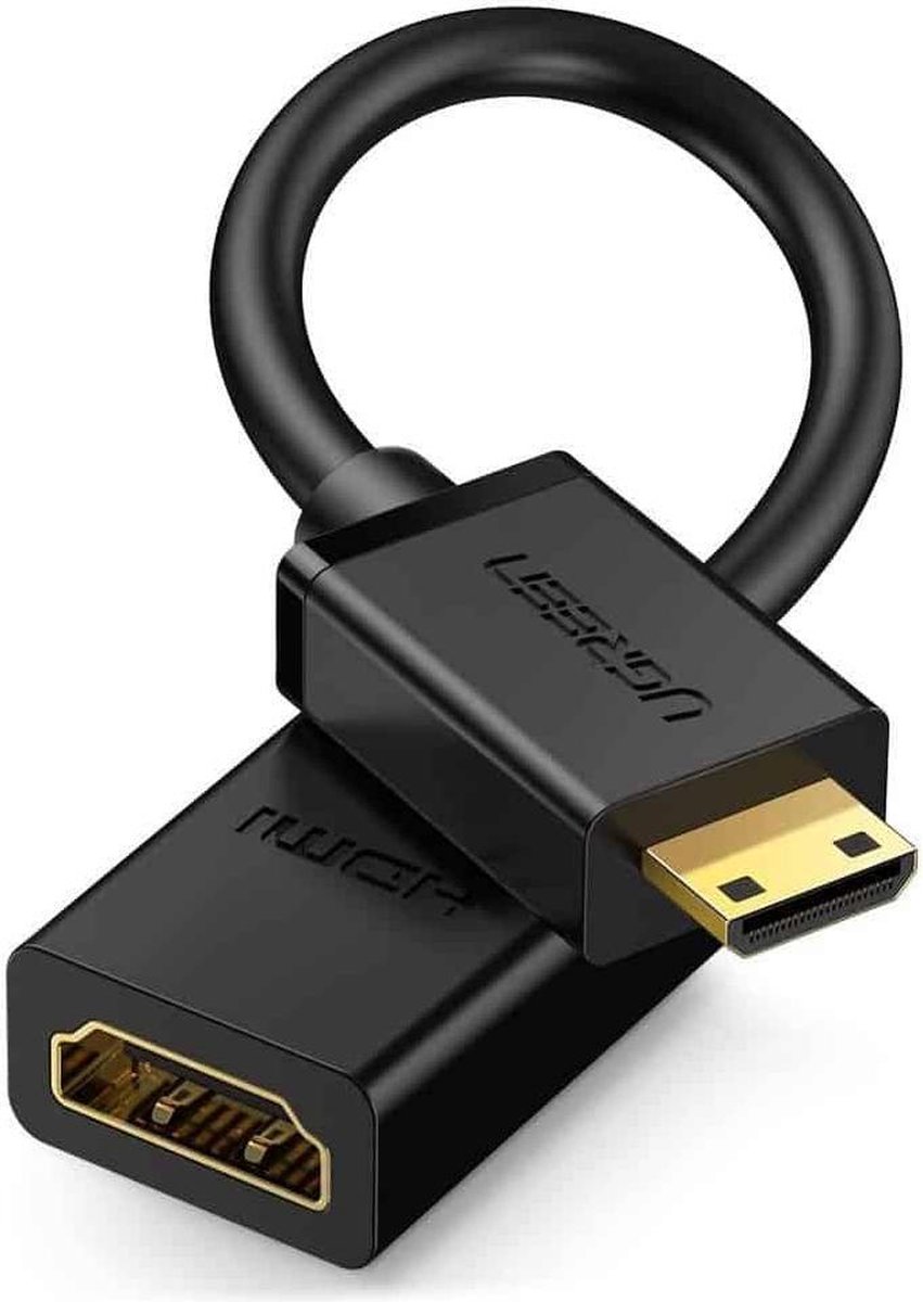 HDMI naar Mini HDMI Adapter kabel - 4K 60 Hz - 22 cm
