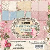 Craft&You Vintage Time Big Paper Set 12x12 12 vel CPS-VT30