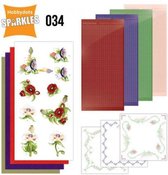 Hobbydots - Sparkles Set 34 - Precious Marieke - Delicate Flowers - Poppy