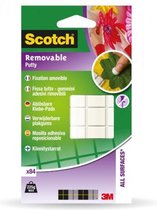 Scotch® Fixe Tout - Verwijderbare Witte Plakgums - 8 x 10 mm - 84 Stuks