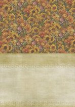 Backgroundsheets - Amy Design - Autumn Moments - Sunflowers 10 stuks