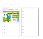 CraftEmotions Watercolor card voor ringband planner 10 vel
