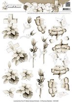 Sympathy Sepia Condeoleance 3D-Knipvel Precious Marieke 10 stuks