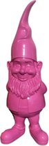 Colorido-deco - Kabouter - Decoratie - Kunststof - Beeld - Fuchsia - 1 Meter Hoog