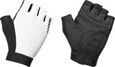 GripGrab - WorldCup 2 Padded Korte Vinger Zomer Fietshandschoenen - Wit - Unisex - Maat S