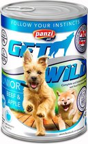Get Wild - Hondenvoer - Blikvoer - Natvoer hond - Junior - Beef & Apple - 10 x 415g