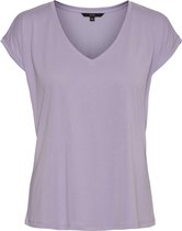 VERO MODA VMFILLI SS V-NECK TEE GA NOOS Dames Top - Maat S