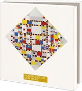 Kaartenmapje met env, vierkant: Mondriaan, Kunstmuseum Den Haag