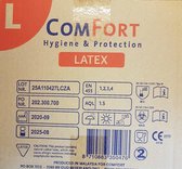 ComFort Handschoen - latex - ongepoederd - L - wit - 10 x 100 st