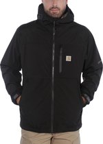 CARHARTT FORCE HOODED JACKET DARK BLUE/NAVY OUTERWEAR JACKETS