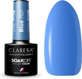 Claresa UV/LED Gellak Blauw #707 – 5ml. - Blauw - Glanzend - Gel nagellak