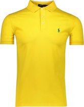 Polo Ralph Lauren  Polo Geel Geel Aansluitend - Maat L - Heren - Lente/Zomer Collectie - Katoen;Elastaan