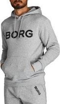 Björn Borg Logo Hood Heren Grijs - M