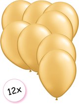 Premium Quality Ballonnen Goud 12 stuks 30 cm