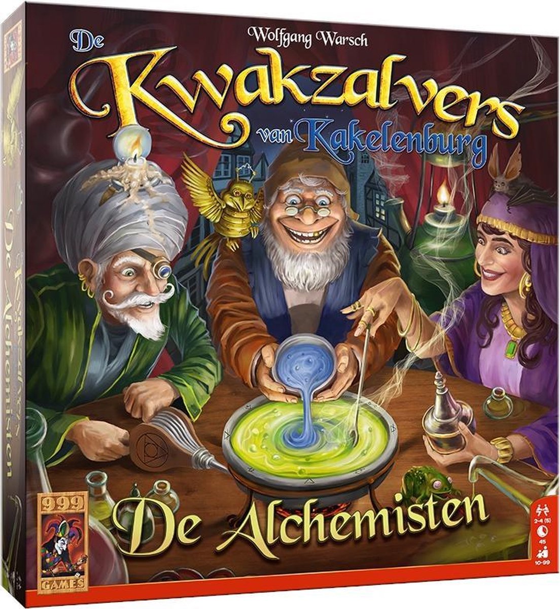 De Kwakzalvers van Kakelenburg: De Alchemisten Bordspel