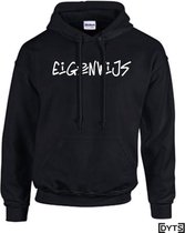 Hoodie | Karakter | Eigenwijs01 | Kids - Wit, S 5/6(38cm)
