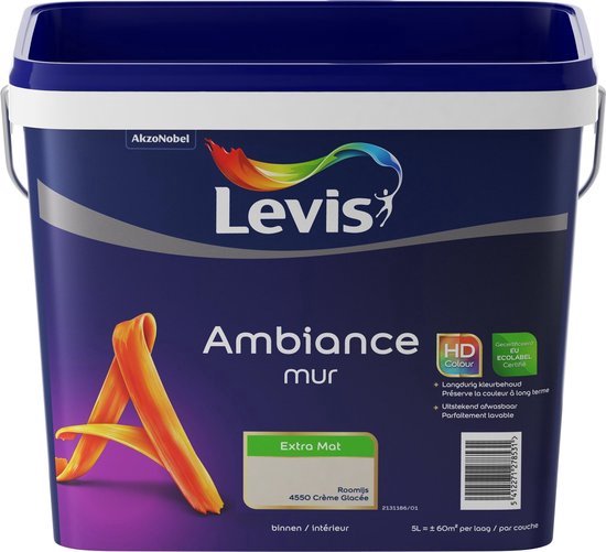 Levis Ambiance Mur Extra Mat - 5L - 4550 - Roomijs