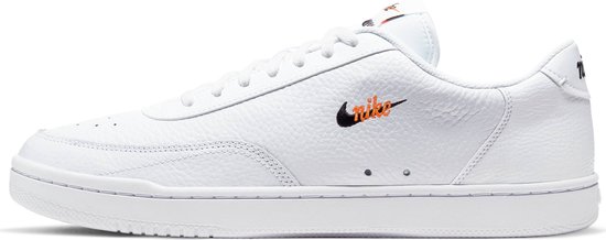 Nike Court Vintage Premium Heren Sneakers - White/Black-Total Orange - Maat  45 | bol.com