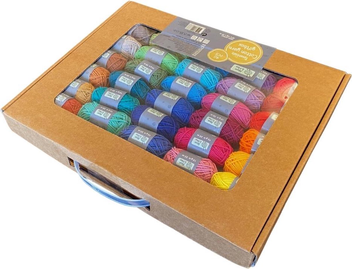Katoengaren Katoenen Garen Haakgaren 40 Stuks In Opbergdoos 100 Katoen Katoengaren Katoenen Garen Haakgaren 40 Stuks In Opbergdoos 100 Katoen