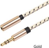 3.5mm audio verlengkabel goud (1,8m meter) | Aux - Mini Jack