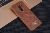 UNIQ Accessory Galaxy S9 Plus Kunstleer Hard Case Back cover - Bruin (G965)- 8719273285282