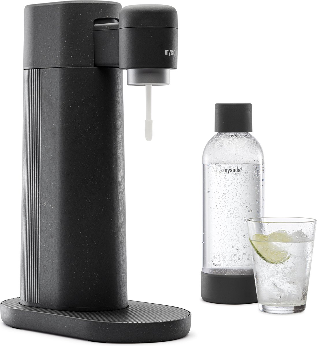 Mysoda Toby Black - bruiswatertoestel - gemaakt van ecologisch, duurzaam biocomposiet
