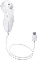 Wii Nunchuck Controller voor de Nintendo Wii, Wii Mini en Wii U / Wit