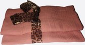 Kjoett - hydrofiele multidoek - oud roze