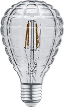 LED Lamp - Filament - Torna Topus - 4W - E27 Fitting - Warm Wit 3000K - Rookkleur - Glas