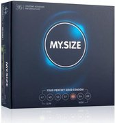 MY.SIZE 60 mm Condooms 36 stuks - Drogisterij - Condooms - Transparant - Discreet verpakt en bezorgd