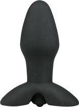 Vibrerende siliconen buttplug - Dildo - Buttpluggen - Zwart - Discreet verpakt en bezorgd