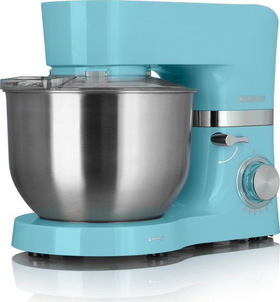 Heinrich´s HKM 6278 - keukenmachine - 1300 Watt - XL - blauw.