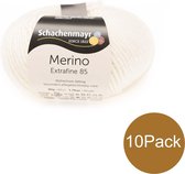 Schachenmayr Breiwol Merino 85 - 10-Pack - 100% Scheerwol - Ecru