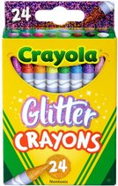 Crayola - Glitter Waskrijtjes - voor kinderen - 24 stuks