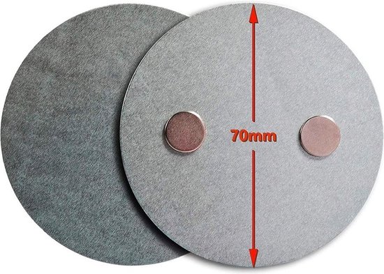 Rookmelder Bevestiging Magneet - Ophangsysteem - Magneten - Montageset - Brandmelder - 3M - 4 Stuks