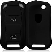kwmobile autosleutel hoesje voor Porsche 2-knops autosleutel (alleen Keyless) - Autosleutel behuizing in zwart