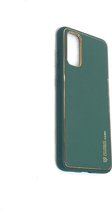 Samsung Galaxy S20  Groen  Cover Luxe High Quality Leather Case hoesje